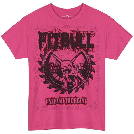 fitbull fit wear t-shirts with motivation print unleash the beast