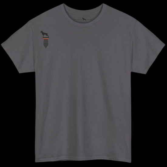 sport grey Fitbull T-shirt with a logo