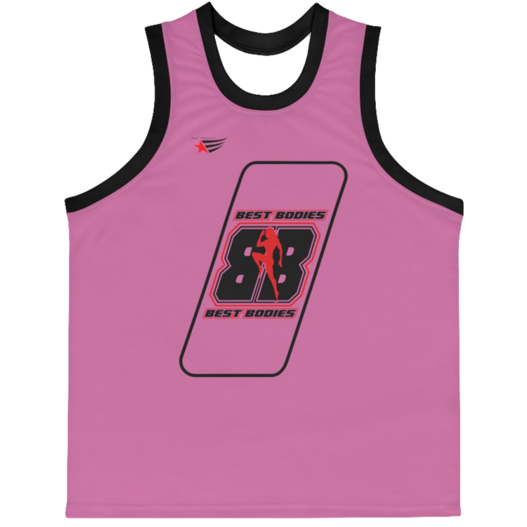 a purple-black Gymstar sports tank top branded with the Gymstar Fit logo