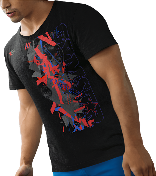 Gym T-shirt from Gymstar Garment Xtreme Gym Gear Clothing Brand Mens Graphic T-Shirt vor Jogging, Bodybuilding, Fitness, Crossfit, Power Lifting