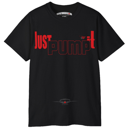 Fitness Sport Mens Shirt Just Pump It GymstarXtremeGymGear Clothing Brand Mens Graphic TShirt vor Bodybuilding Fitness Crossfit Pilates Jogging Training