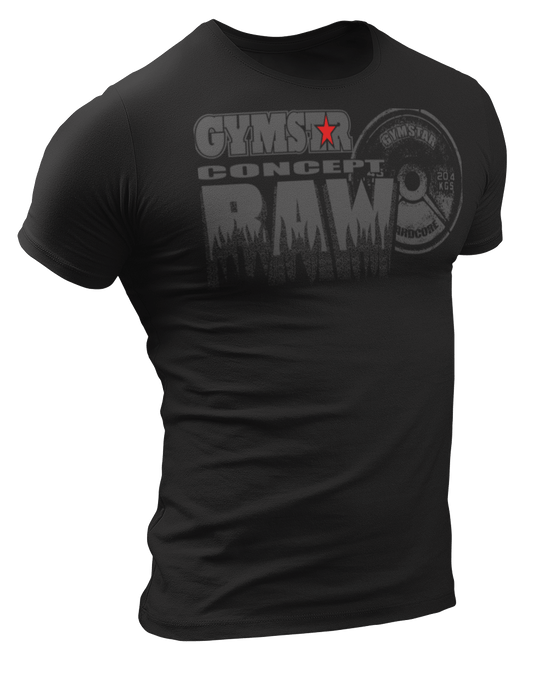 Gymstar Raw T-Shirt Gym Gear Unisex Softstyle Tee vor Bodybuilding Training Fitness Workout Streetwear Jogging Fashion Sport Garment Crossfit Apparel