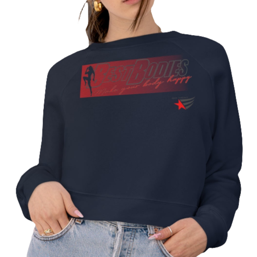 Fitness Bodybuilding Women's Cropped Fleece Pullover Premium Gymstar Xtreme.Gym.Gear.Clothing.Brand Jogging Crossfit Training Equipment