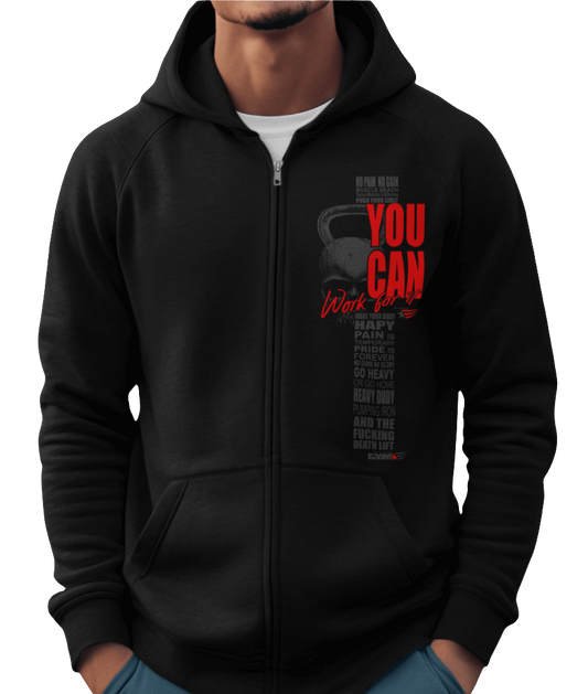 Fitness Hoodie, Bodybuilding Premium Full Zip Hoodie,  Gymstar Hoodie,  Crossfit Hoodie, Training Workout Hoodie, Lifting Equipment