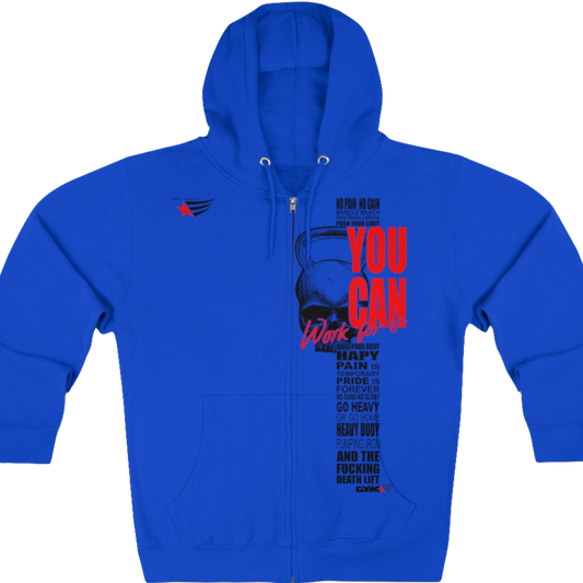 Fitness Hoodie, Bodybuilding Premium Full Zip Hoodie,  Gymstar Hoodie,  Crossfit Hoodie, Training Workout Hoodie, Lifting Equipment