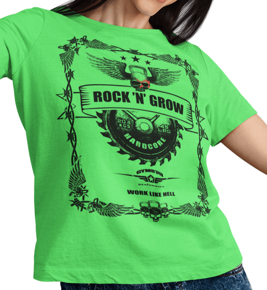 Fitness Shirt, Gymstar, Rock`n`Grow, Gym Gear, Mens Womens Graphic Shirt, Bodybuilding Shirt,  Fitness Clothes, Bodybuilding Apparel, Crossfit Pilates Taebo Shirt, Unisex Heavy Cotton Tee