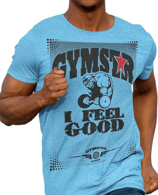 Training Gymstar Tshirt, Gym Tshirt, Gym Clothes, I FEEL GOOD,  Gym Gear, T-Shirt, Bodybuilding Tshirt, Fitnes Tshirt, Sport Street Fitness Clothing