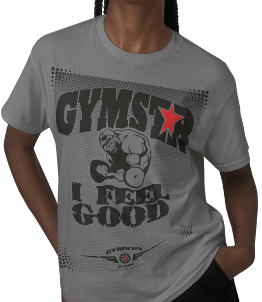 Training Gymstar Tshirt, Gym Tshirt, Gym Clothes, I FEEL GOOD,  Gym Gear, T-Shirt, Bodybuilding Tshirt, Fitnes Tshirt, Sport Street Fitness Clothing